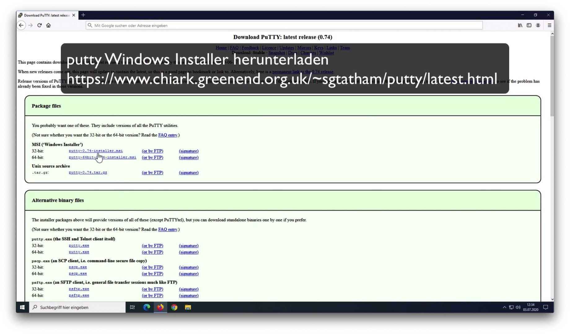 PuTTY SSH 0.79 download the new version for windows